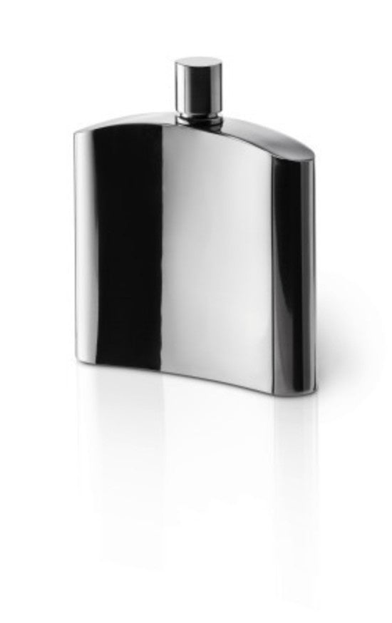 Philippi small Henry hip flask in polished stainless steel