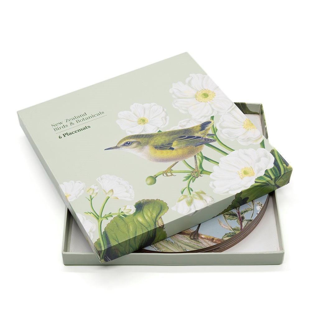 100% NZ Birds & Botanicals of NZ Placemat Box