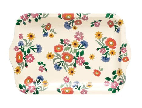 Emma Bridgewater Poppies small canape tray with red poppies on cream
