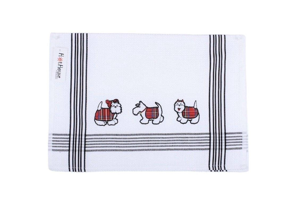 HotHouse Embroidered Tea Towel