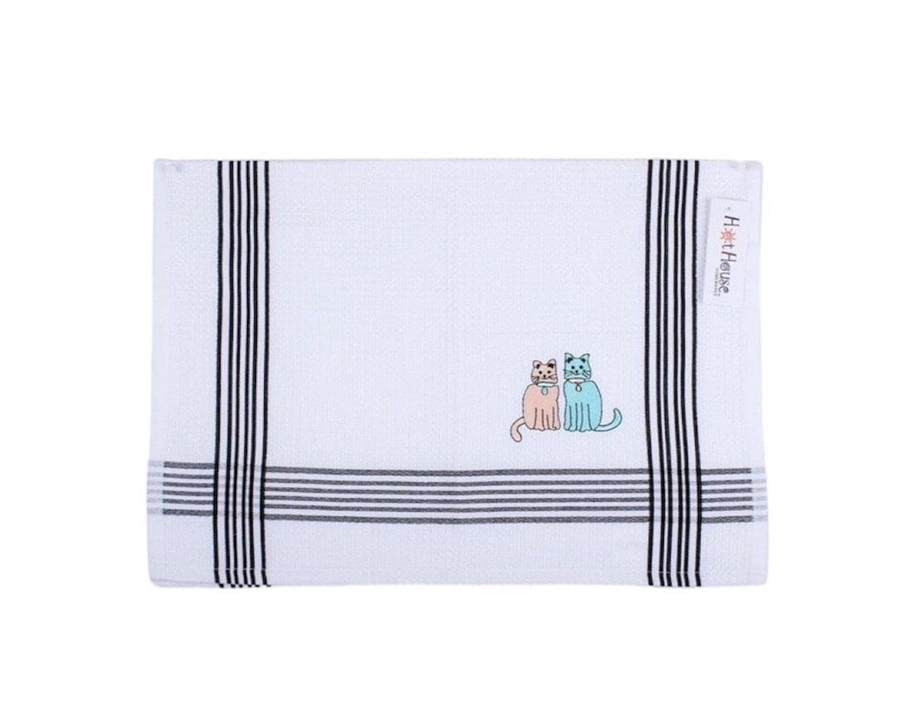 HotHouse Embroidered Tea Towel