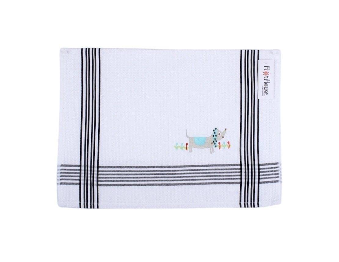 HotHouse Embroidered Tea Towel