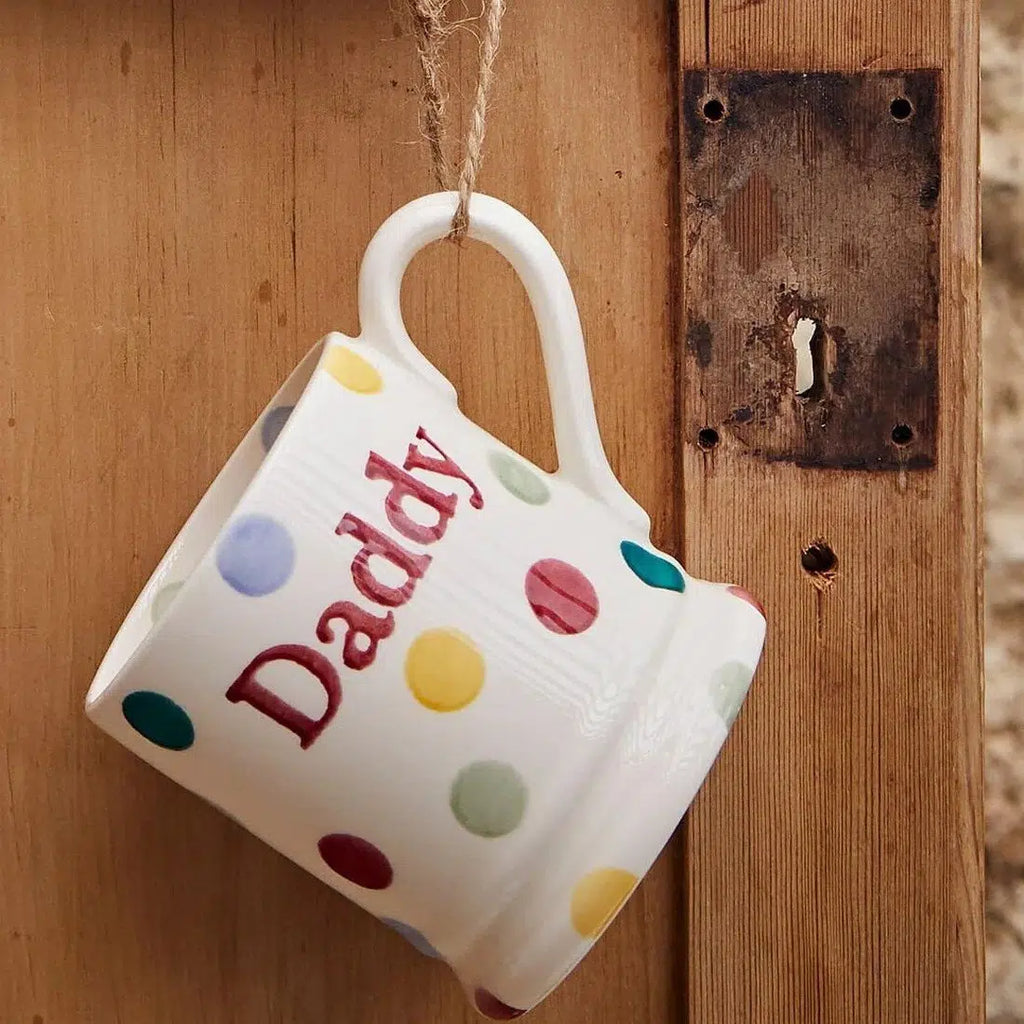 Emma Bridgewater Polka Dot Daddy 1/2 Pint Mug