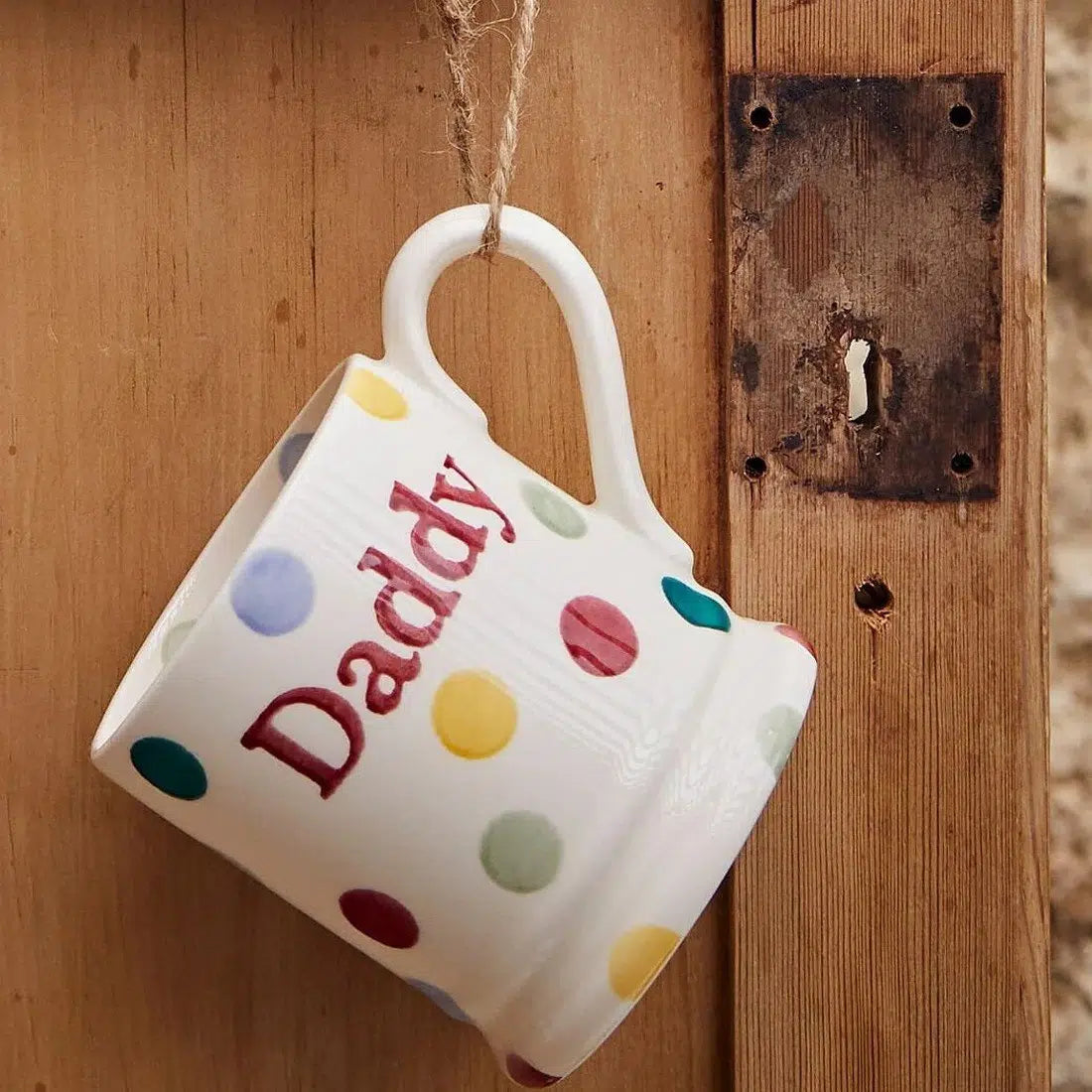 Emma Bridgewater Polka Dot Daddy 1/2 Pint Mug