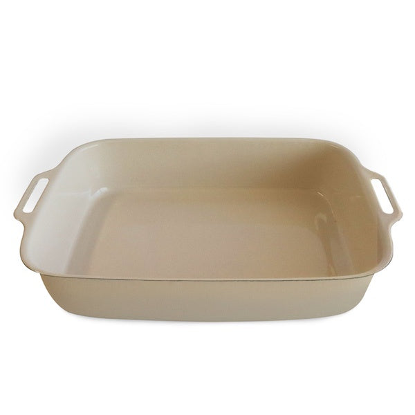 Dishy EW Cafe lasagne pan, 33cm, in almond with handles