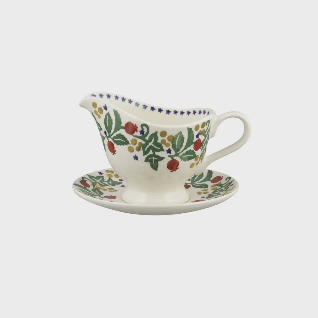 Emma Bridgewater Rosehip & Ivy Gravy Jug & Stand