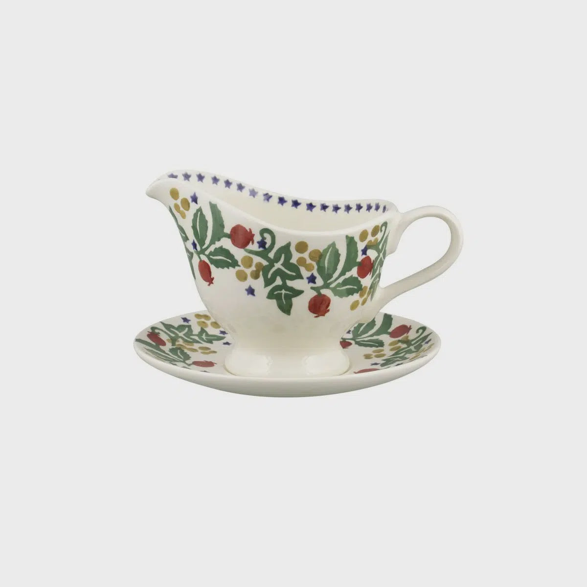 Emma Bridgewater Rosehip & Ivy Gravy Jug & Stand