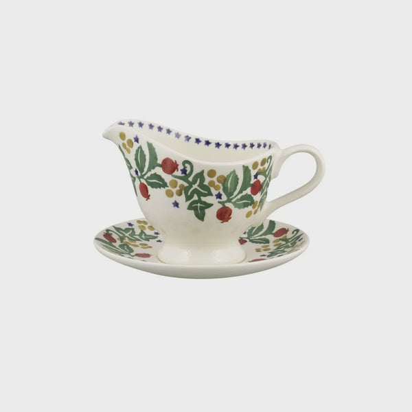 Emma Bridgewater Rosehip & Ivy Gravy Jug & Stand
