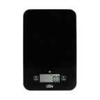 CDN USB digital glass scale, 7kg, in black with an LCD display and buttons