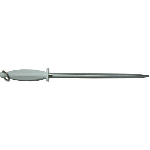 Victorinox Egginton butcher's steel with a round rod and a grey handle