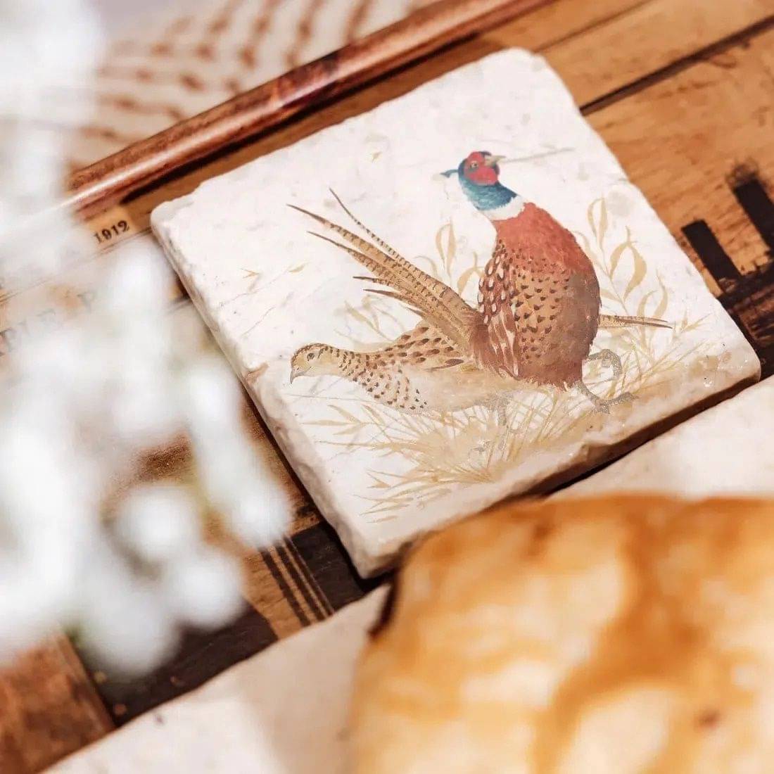 The Humble Hare Pheasant Parade Coasters