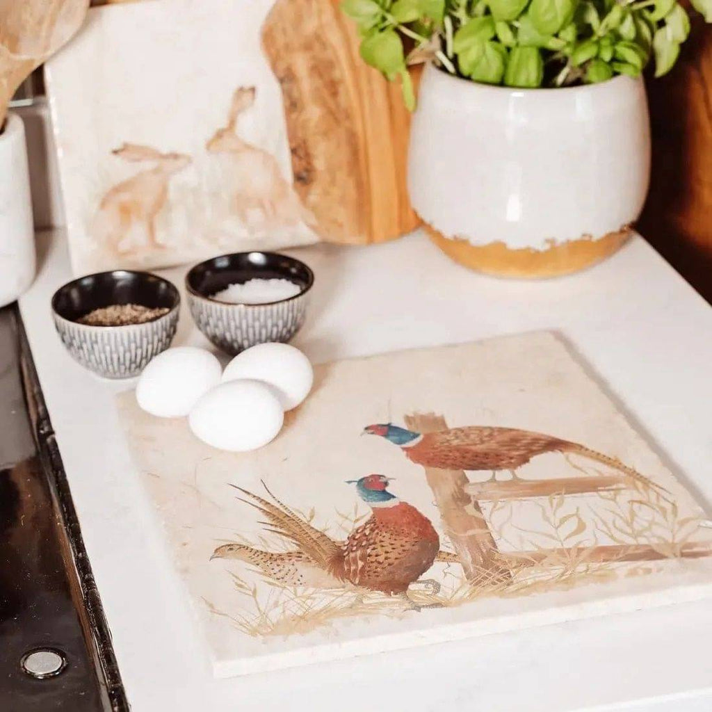 The Humble Hare Pheasant Parade Large Platter