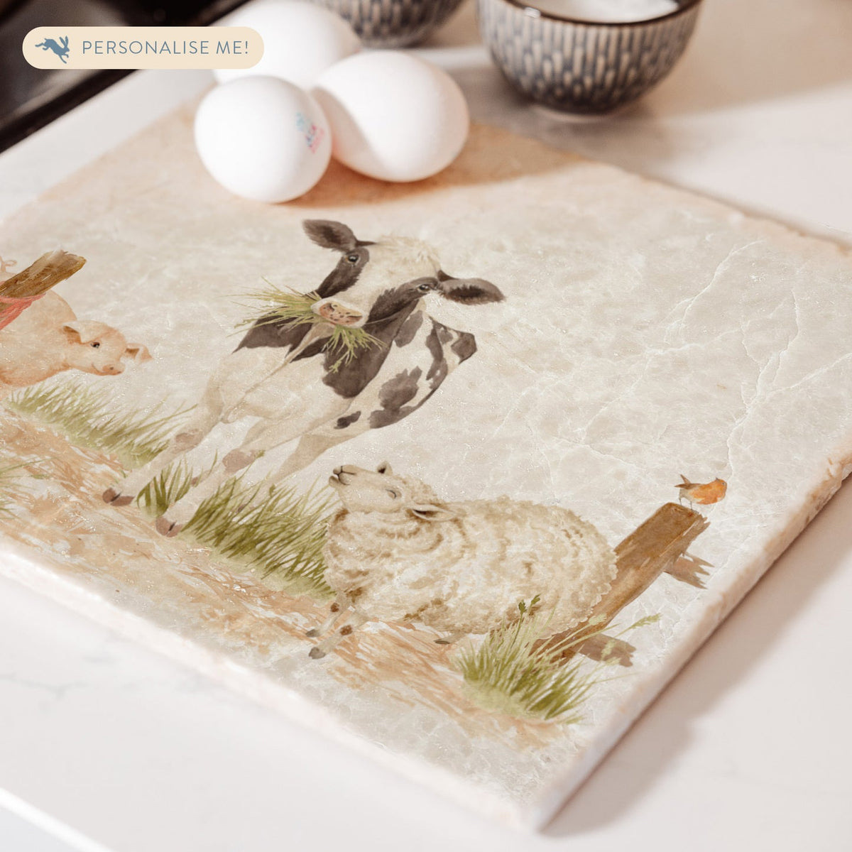 The Humble Hare - The Farmyard Large Platter
