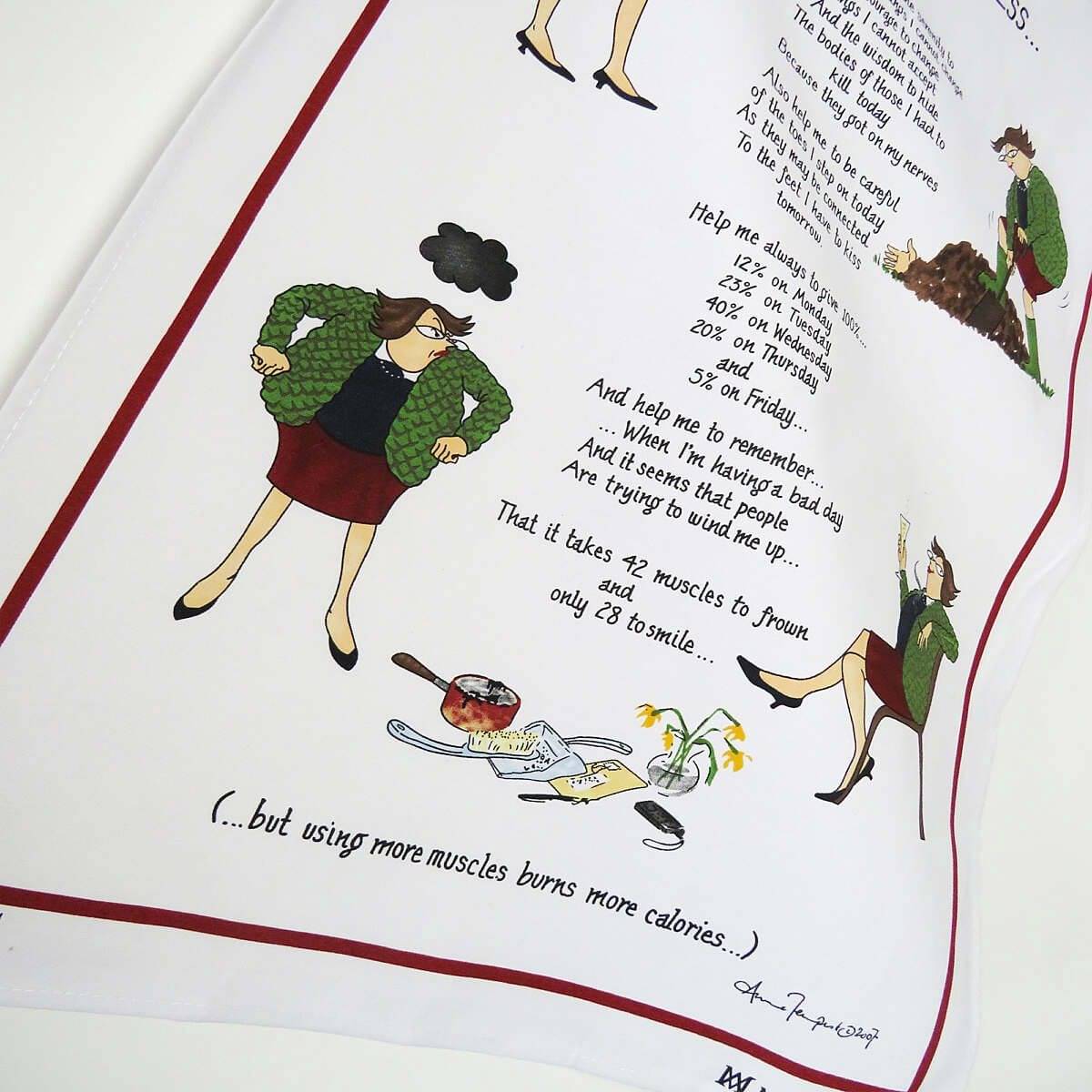 Samuel Lamont Tottering Tea Towel - In Times of Stress
