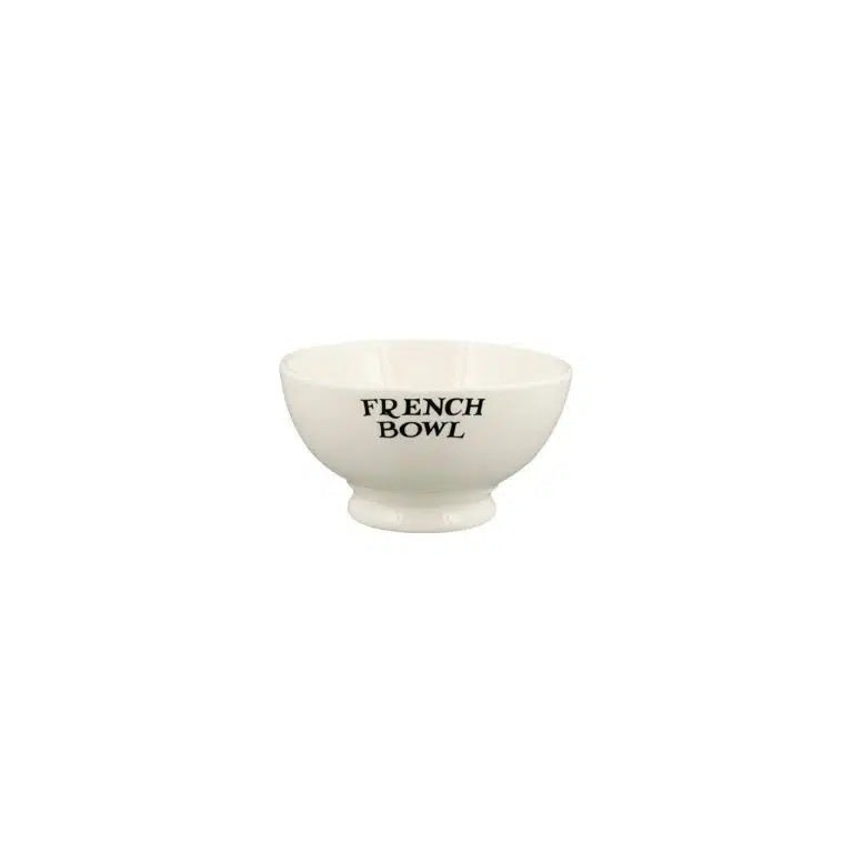 Emma Bridgewater Utility French Bowl in cream with black FRENCH BOWL lettering on the side