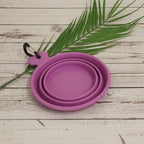 White Magic Collapsible Travel Pet Bowl