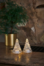 SIRIUS Lucy Trees S/2 - Clear Giftboxed