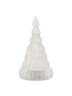 SIRIUS Lucy clear glass Christmas tree with a warm LED light, 165mm high, giftboxed