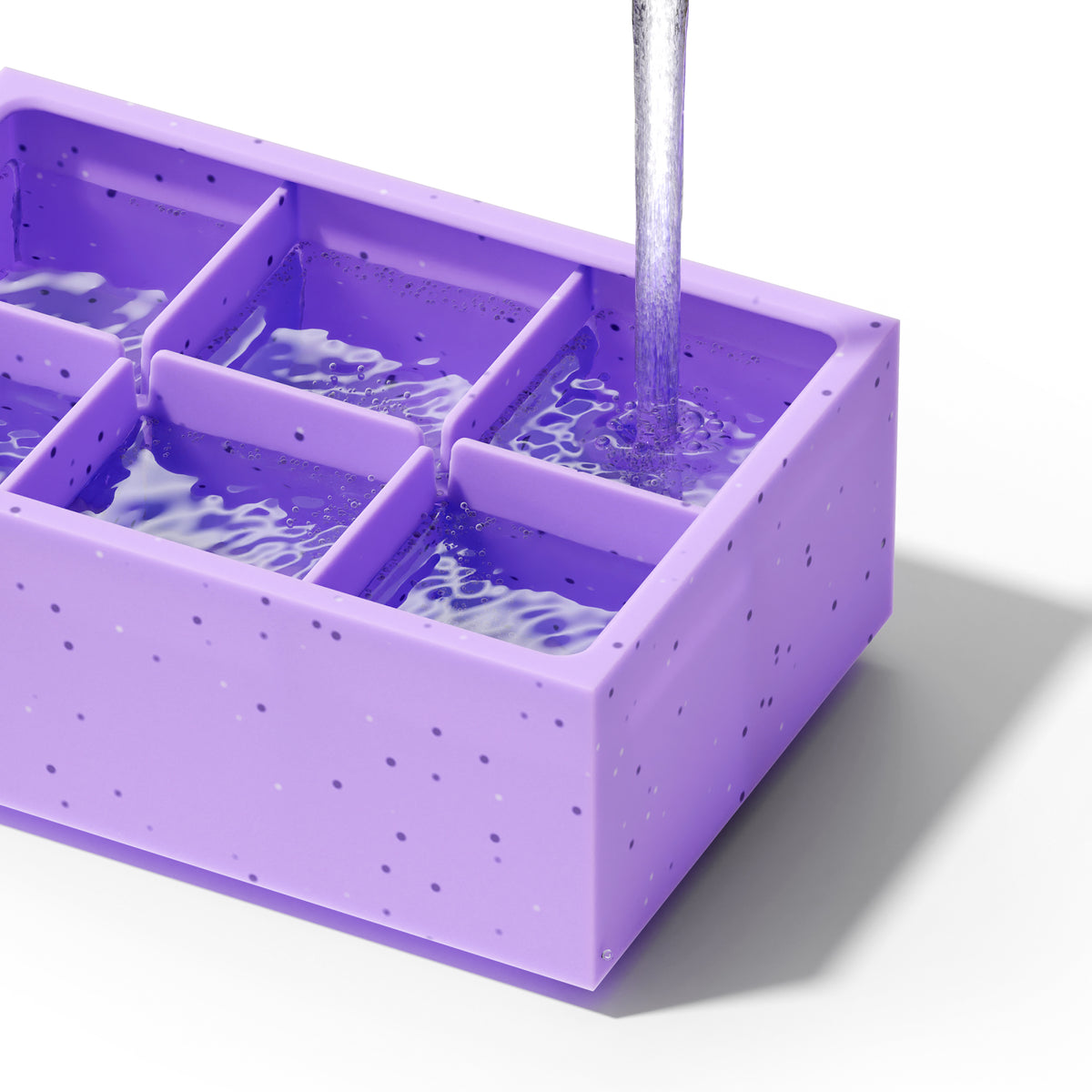Zoku Jumbo Ice Cube Tray Set of 2 Purple