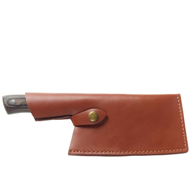Zassenhaus Chefs Knife - Cleaver 17cm w/Leather Sheath