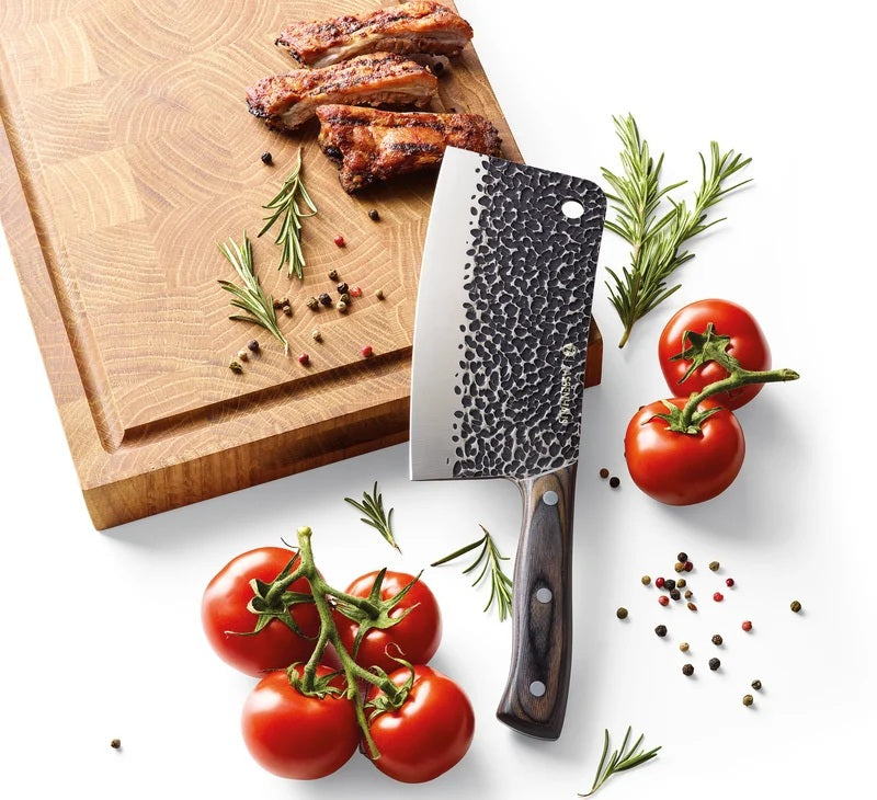 Zassenhaus Chefs Knife - Cleaver 17cm w/Leather Sheath