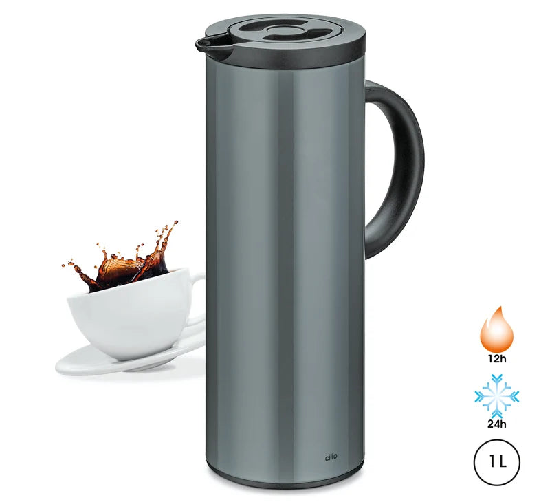 Cilio Jug Firenze 950ml Cool Grey