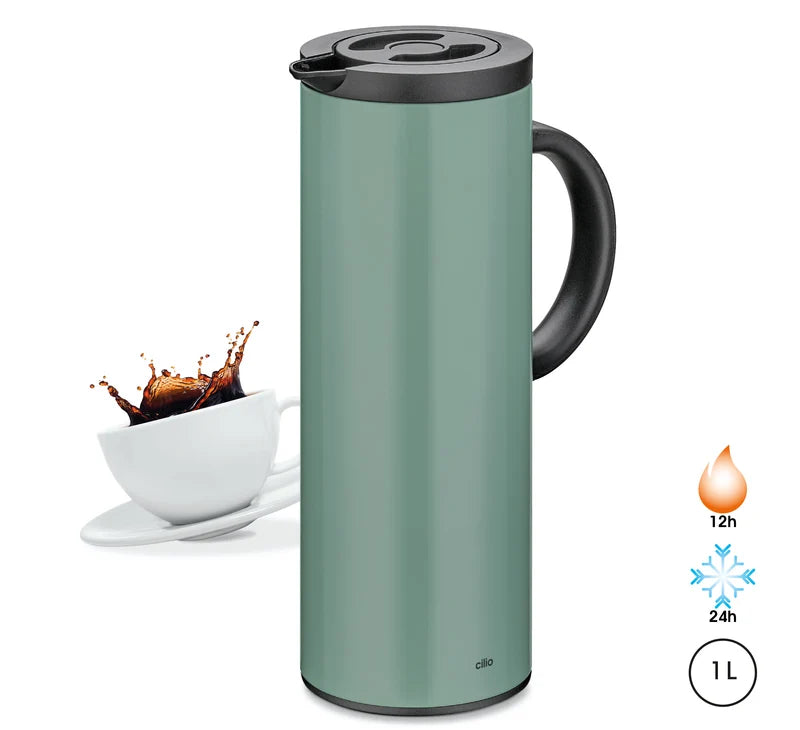 Cilio Jug Firenze 950ml Olive Green Matt