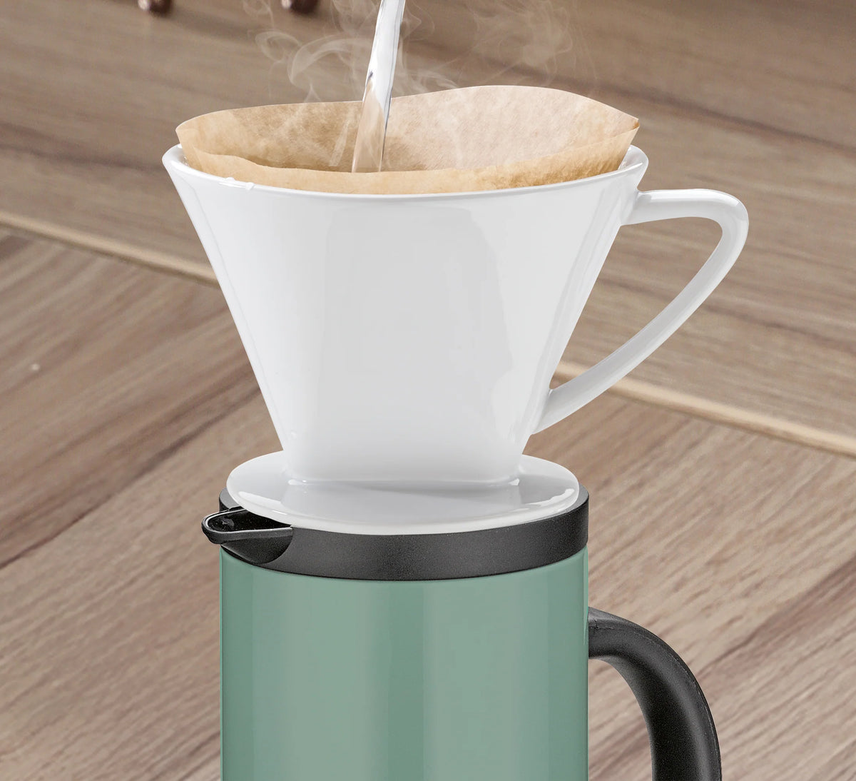 Cilio Jug Firenze 950ml Olive Green Matt