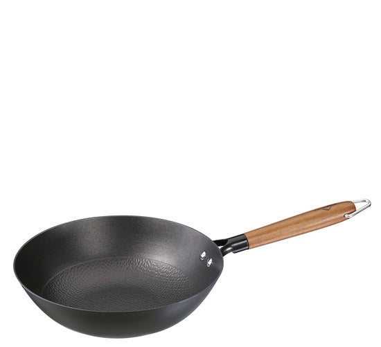 Zassenhaus Kuchenprofi Country cast iron wok, 28cm, with a wooden handle