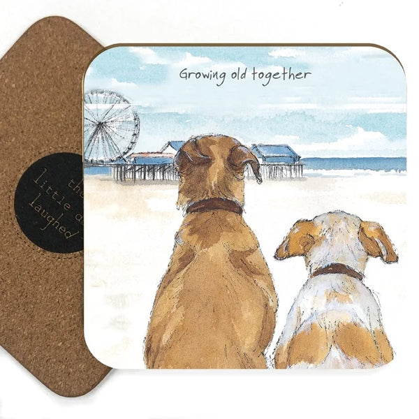 The Little Dog Laughed Coasters