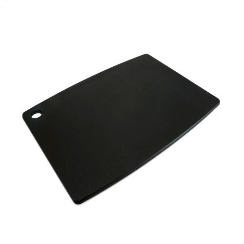 Epicurean Kitchen Series cutting board in slate black, 44cm x 33cm, with a hanging hole