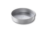 USA Pan round cake pan in ridged aluminised steel with straight sides