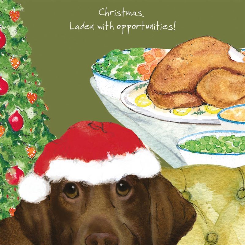 The Little Dog Laughed Christmas Card