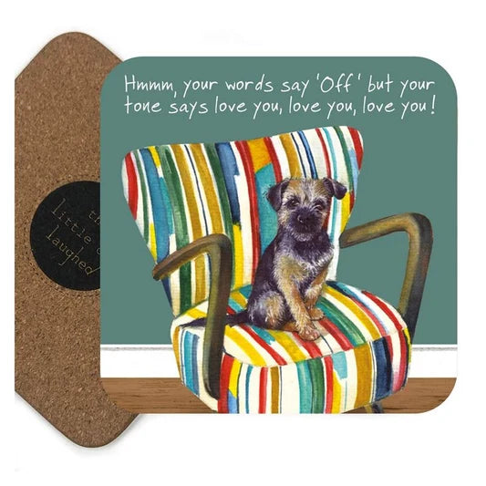 The Little Dog Laughed Coasters