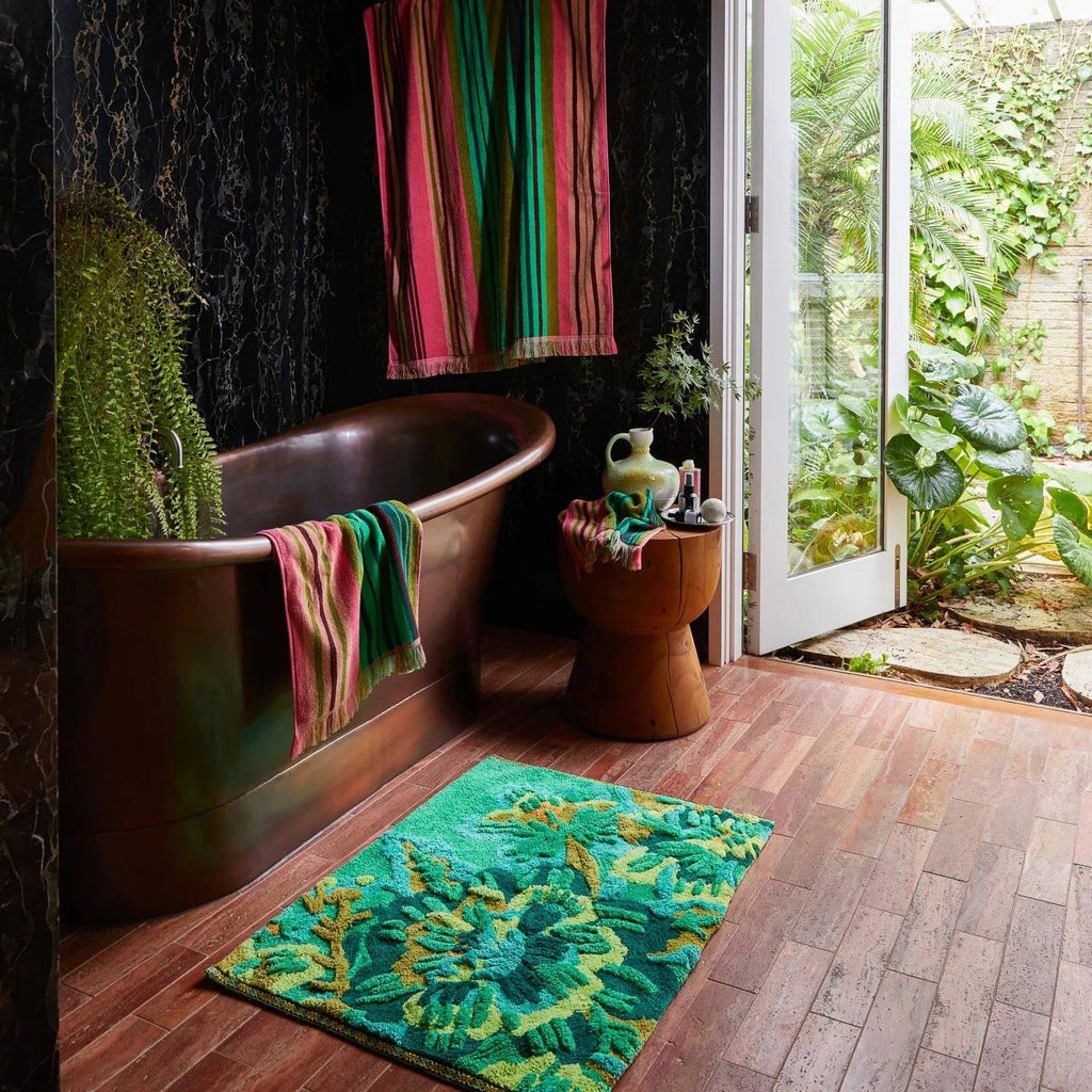 Sage & Clare Eliza Bath Mat - Spring Green
