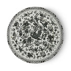 Burleigh Black Regal Peacock Plate