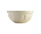 Mason Cash Hearts mixing bowl in cream with an embossed heart pattern