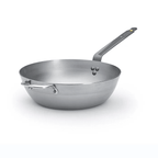 De Buyer Mineral B Element country frypan in carbon steel with a riveted handle