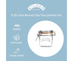 Kilner Round Clip Jar 350ML