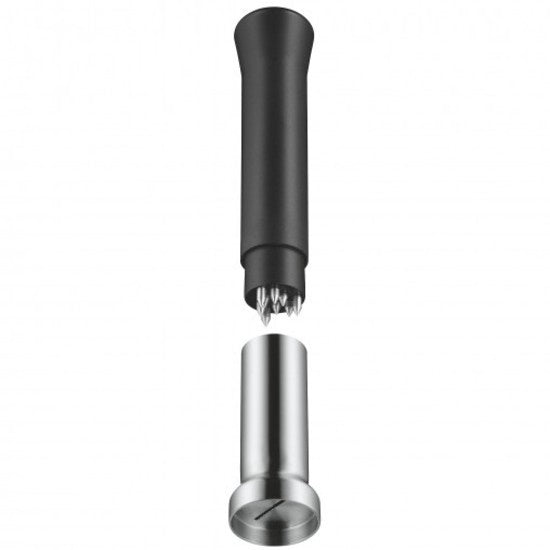 WMF nutmeg mill top tool in polished stainless steel