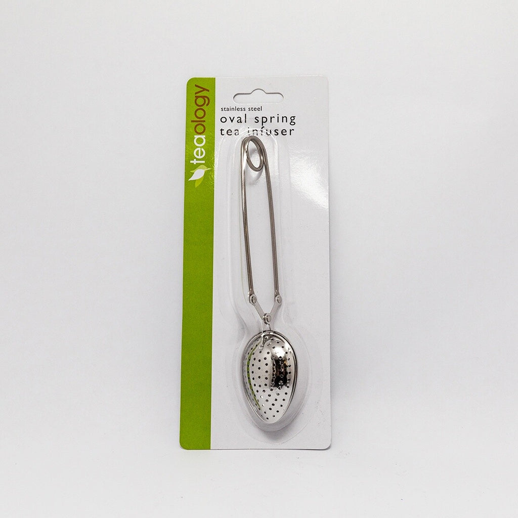 Teaology Oval Spring Tea Infuser Stainless Steel