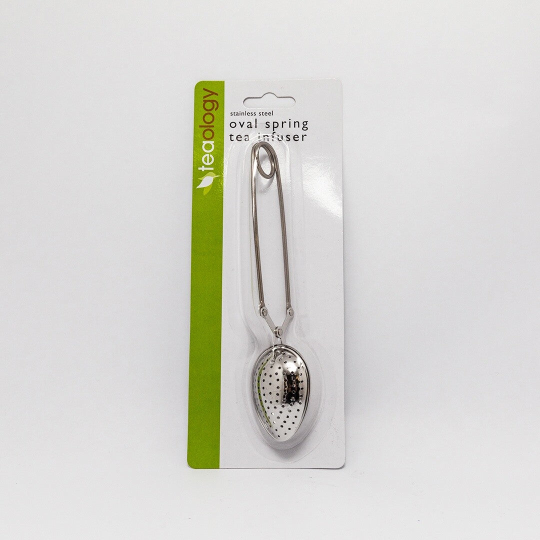 Teaology Oval Spring Tea Infuser Stainless Steel