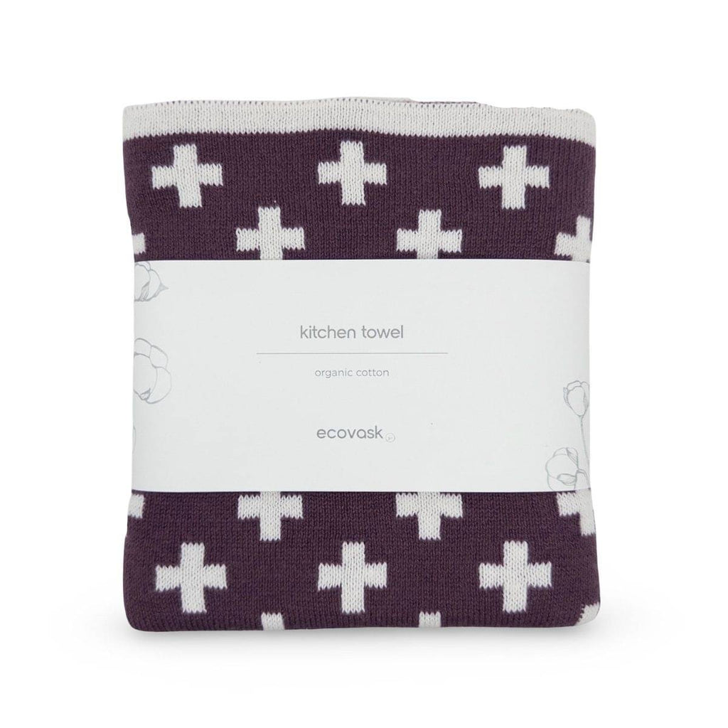 Ecovask Kitchen Towel | Tea Towel - Grape+