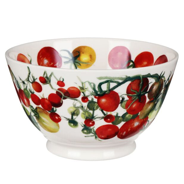 Emma Bridgewater Vegetable Garden Tomato medium old bowl with an illustrated tomato vine