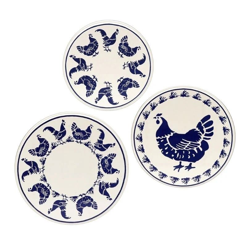 Emma Bridgewater Blue Hens Cake Tins