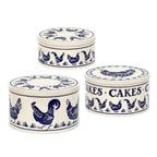 Emma Bridgewater Blue Hens Cake Tins