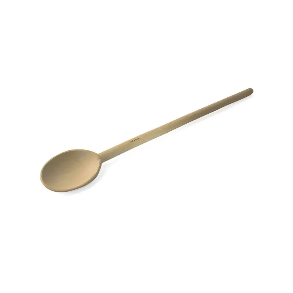 French Woodware 35cm wooden spoon in pale natural wood