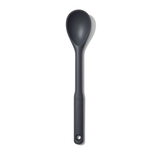 OXO Good Grips silicone spoon in charcoal grey