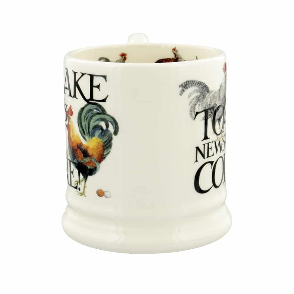 Emma Bridgewater 1/2 Pint Mug - Rise & Shine Eggs & Toast
