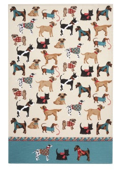 Ulster Weavers Hound Dog cotton tea towel with a print of dogs